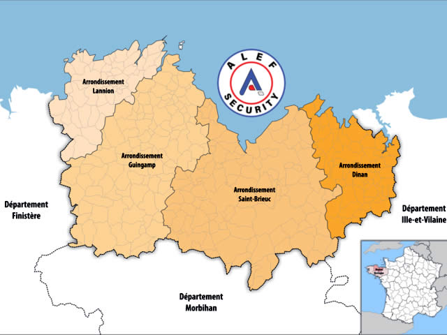 Services agents de sécurité Côtes-d'Armor (22)