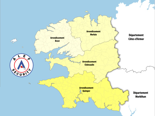 Services agents de sécurité Finistère (29)