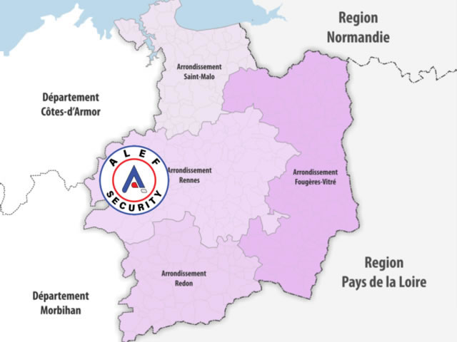 Services agents de sécurité Ille-et-Vilaine (35)